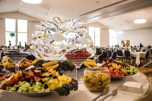 UNC Catering display